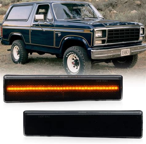 NSLUMO Luces De Marcador Lateral LED De Repuesto Para F Ord Bronco F150