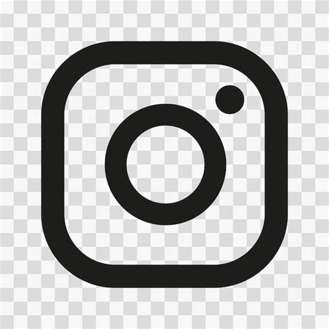 Icono Del Logotipo Del Vector De Instagram Logotipo De Las Redes