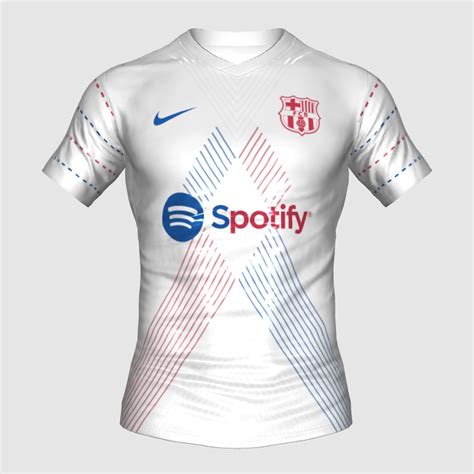 Fc Barcelona White Fifa Kit Creator Showcase