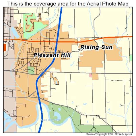 Aerial Photography Map Of Pleasant Hill Ia Iowa