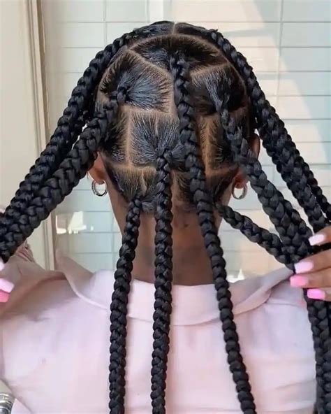 Top 50 Knotless Braids Styles 2024 Mynativefashion