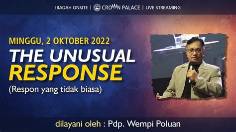 Ibadah Live Streaming Gbi Crown Palace Minggu Oktober The