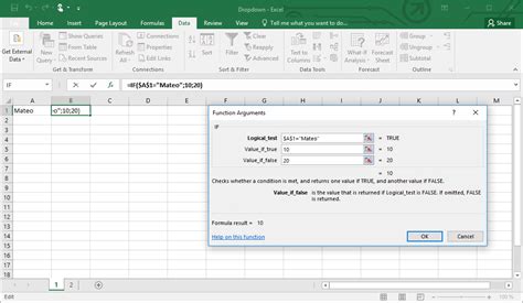 Excel Drop Down List Example Printable Forms Free Online