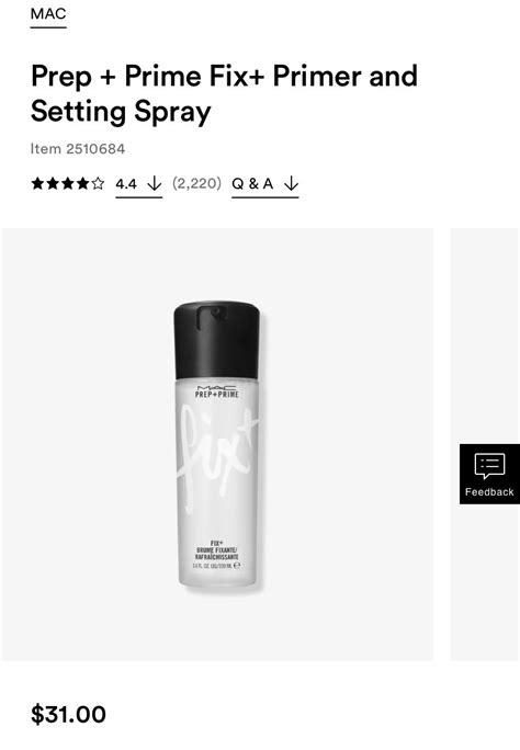 Prep Prime Fix Primer And Setting Spray Mac Ulta Beauty