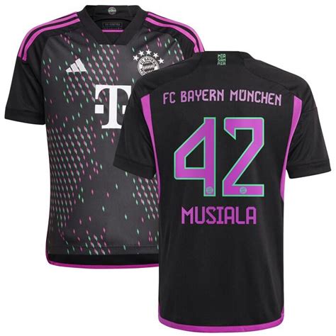 Jamal Musiala Bayern Munich Youth Away Replica Player Jersey