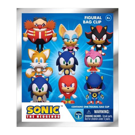 Sonic The Hedgehog Sonic Foam Hanger Clip Blind Bag Single Bag