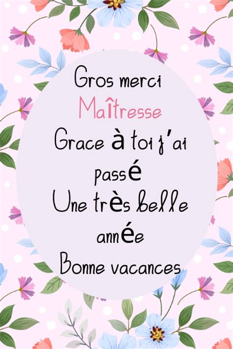 Buy Gros Merci Maîtresse Grace à Toi Jai Passé Une Très Belle Année