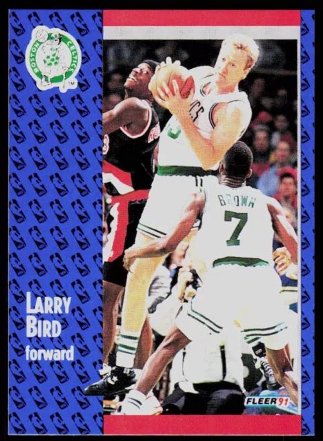 Larry Bird Fleer Hof Boston Celtics Eur Picclick Fr