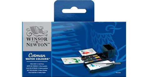 Winsor Newton Cotman Watercolours Field Box 12 Half Pans Price