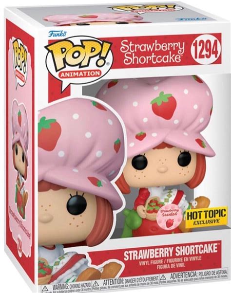 Funko Pop Strawberry Shortcake Hot Topic Exclusive Strawberry Scented