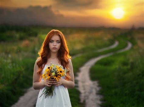 Fondos De Pantalla Luz De Sol Mujeres Al Aire Libre Mujer Pelirrojo Modelo Retrato