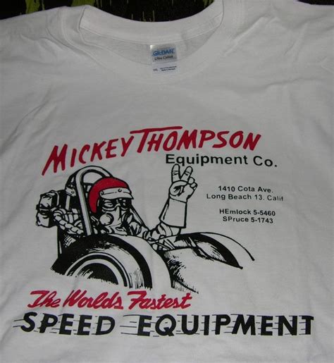 Mickey Thompson Speed Equipment Dragster T Shirt Med Worlds Fastest