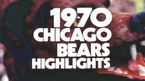 1970 Chicago Bears