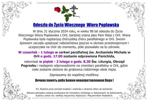 Wiera Popławska znana Szeptucha z Orli nie żyje Podlaskie