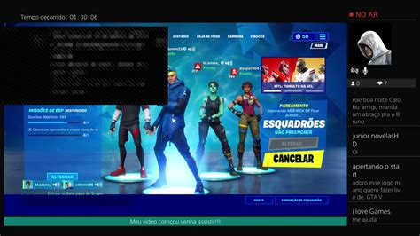 Live Fortnite Divulgando Canais YouTube