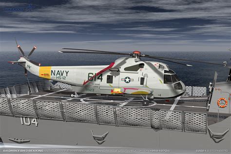 Sikorsky Sh 3 Sea King Aswrescue Utility Helicopter On Behance