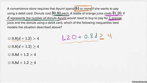 Two Step Inequalities Word Problems Worksheet