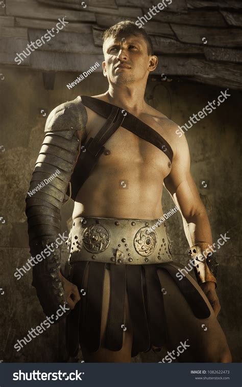 Muscular Man Roman Armor Gladiator Armour Stock Photo 1082622473 | Shutterstock