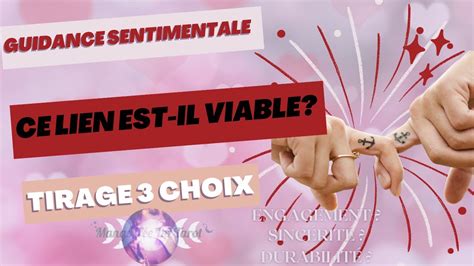 Guidance Sentimentale Intemporelle Choix Youtube