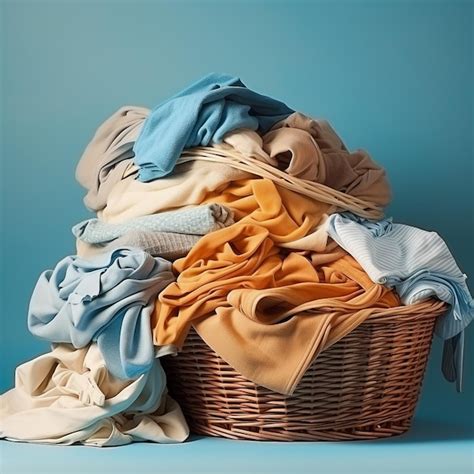 Premium Photo | Laundry A Colorful Pile of Clothes