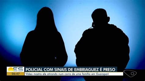 Vídeo Policial De Folga E Com Sinais De Embriaguez é Preso Após Atirar Em Carro De Família Em