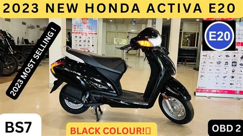 Honda Activa Deluxe E Obd Bs Black Colour New Honda