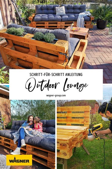 Outdoor Lounge Selber Bauen Palettenlounge Diy Outdoor Wohnzimmer