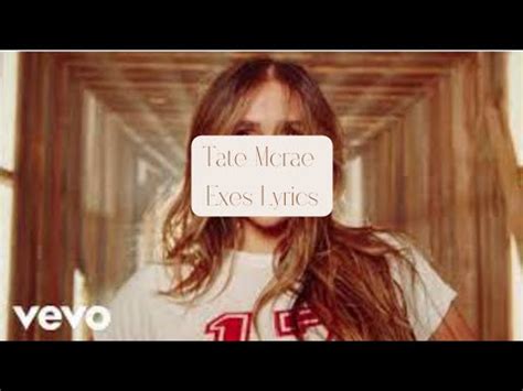 Tate Mcrae Exes Lyrics Youtube