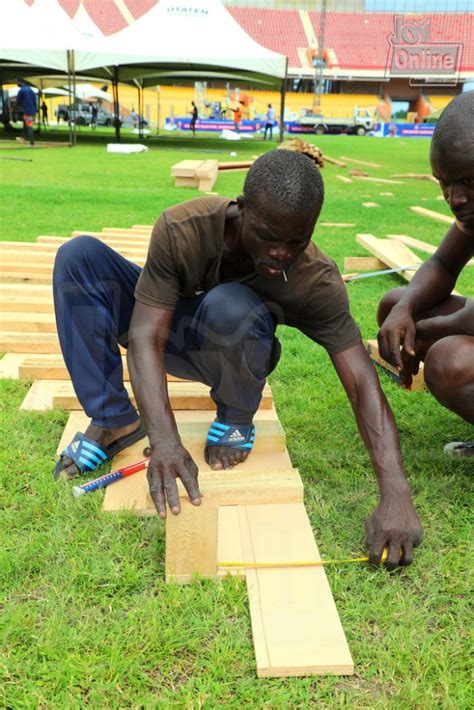 Preparation Ahead Of Npp National Delegates Conference At Accra Sports