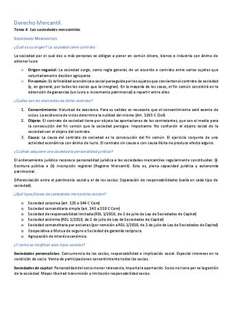 Tema 4 Derecho Mercantil Pdf