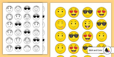 Printable Emojis Stickers World Emoji Day Twinkl Usa