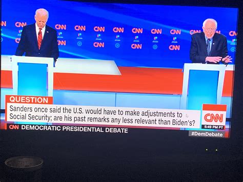 CNN comparing Bernie's Social Security increase with Biden's Social