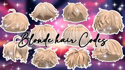 Aesthetic Short Blonde Hair Codes Roblox Bloxburg YouTube