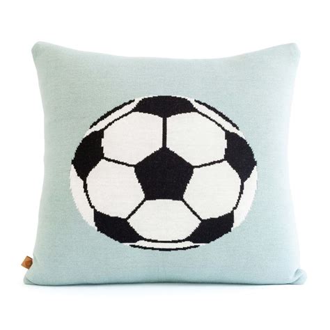 Almofada Quadrada Bola De Futebol Rian Tricot Unidade Pillows