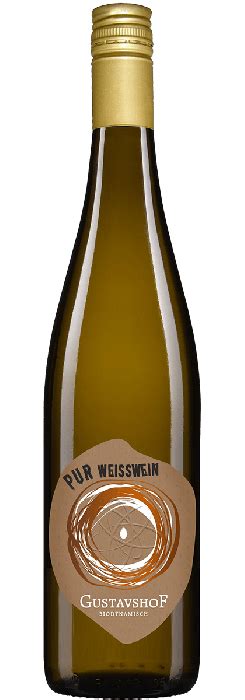 Pur Weisswein Riesling Trocken Gustavshof Deutscher Wein