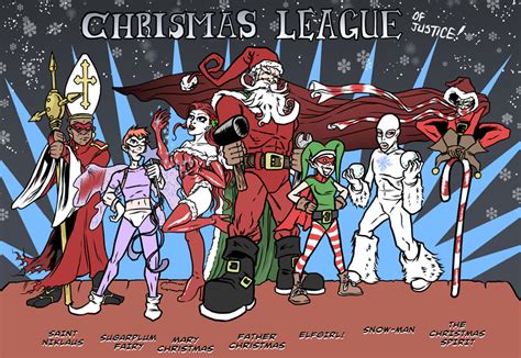 Christmas League (of Justice!) by mattblack on DeviantArt