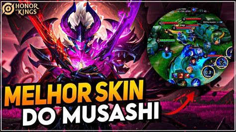 MUSASHI A NOVA SKIN Tem MAIS DANO HONOR OF KINGS YouTube