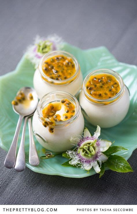 Passion Fruit Pannacotta Panna Cotta Recipe Recipes Pannacotta Recipes