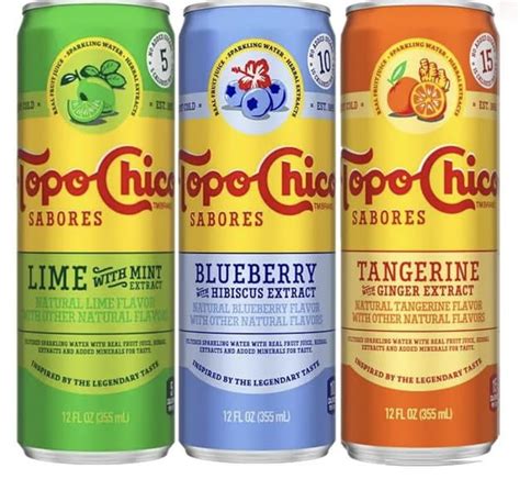 Topo Chico Sabores Variety Pack Sparkling Water Oz Can Walmart