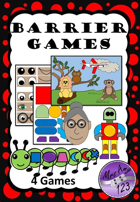 48 Best Barrier Games Images On Pinterest Barrier Games Language Activities And Speech