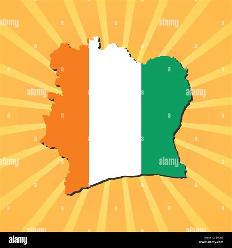 Map Of Ivory Coast Hi Res Stock Photography And Images Alamy