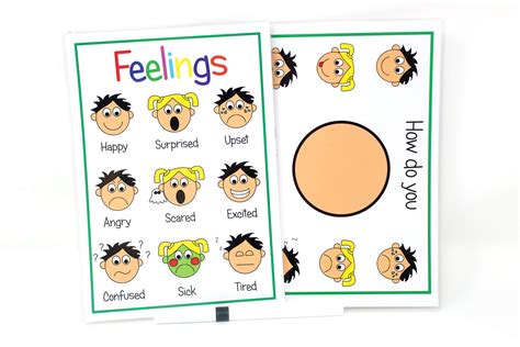 Autism Emotion Cards Printable