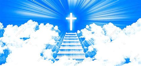 Stairs to the Heavenly Sky Cross of God