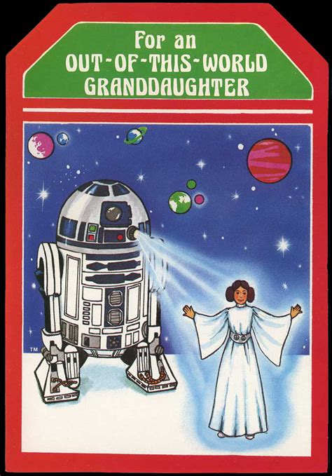 Star Wars Christmas cards (1977) - Fonts In Use