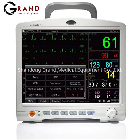 High Resolution 15 Inch Tft Display Led Backlight Portable Hospital