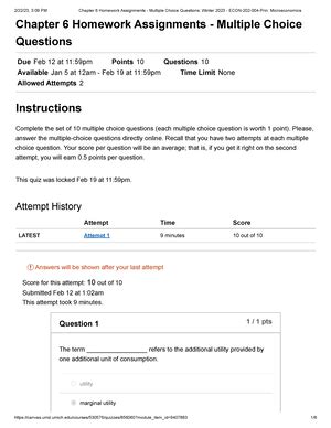 Midterm Attempt Econ Practice Guides Midterm Exam Started Feb