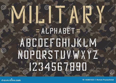 Vintage Military Font