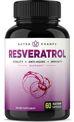 NutraChamps Resveratrol 1200mg Extra Strength Best 100 Natural