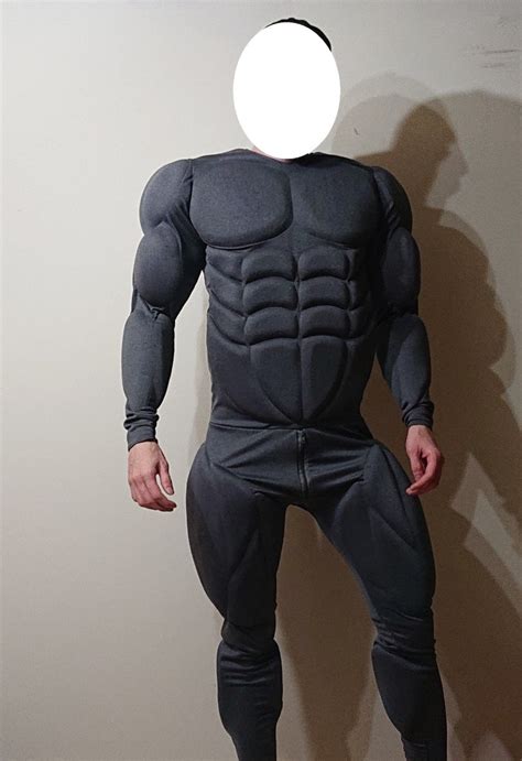 Gray Muscle Suit Etsy