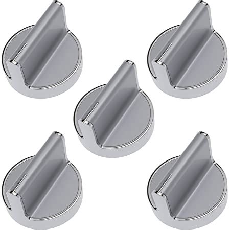 Amazon W10594481 Range Replacement Knobs Stainless Steel Cooker